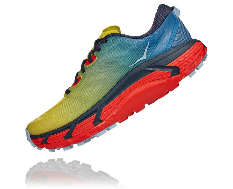 Hoka One One Mafate Speed 3 Trailskor Herr - Blå - HTDGE-9574